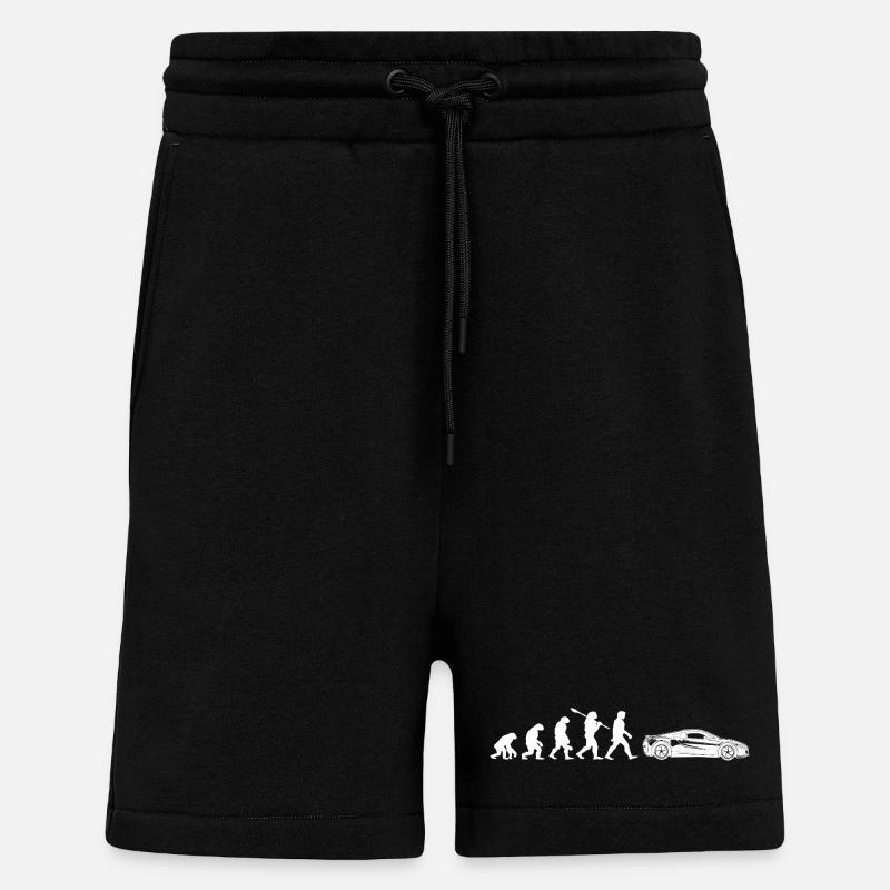 Auto De Sport Evolution - Shorts - made by SPREAD - SOLID BLACK