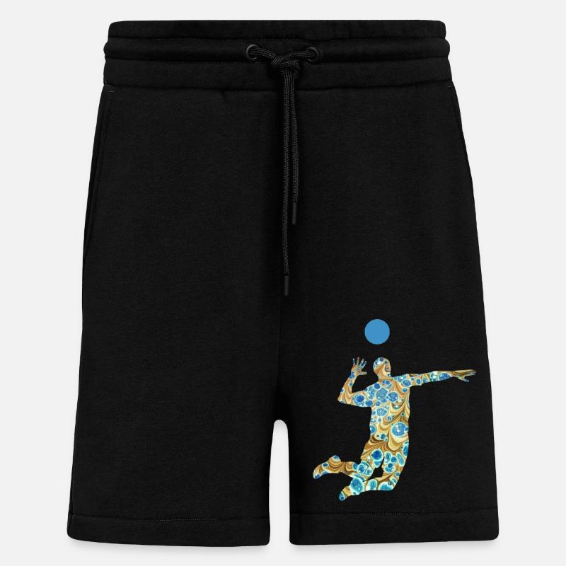 volleyballer e 243 - Shorts - made by SPREAD - SOLID BLACK