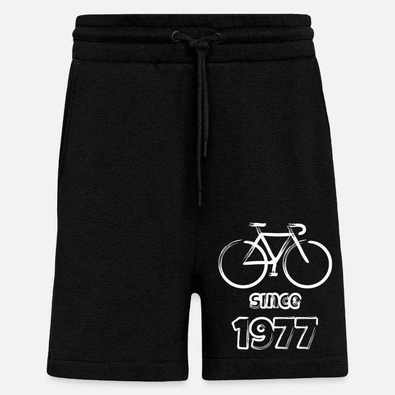 Since 1977 !! - Shorts - made by SPREAD - SOLID BLACK