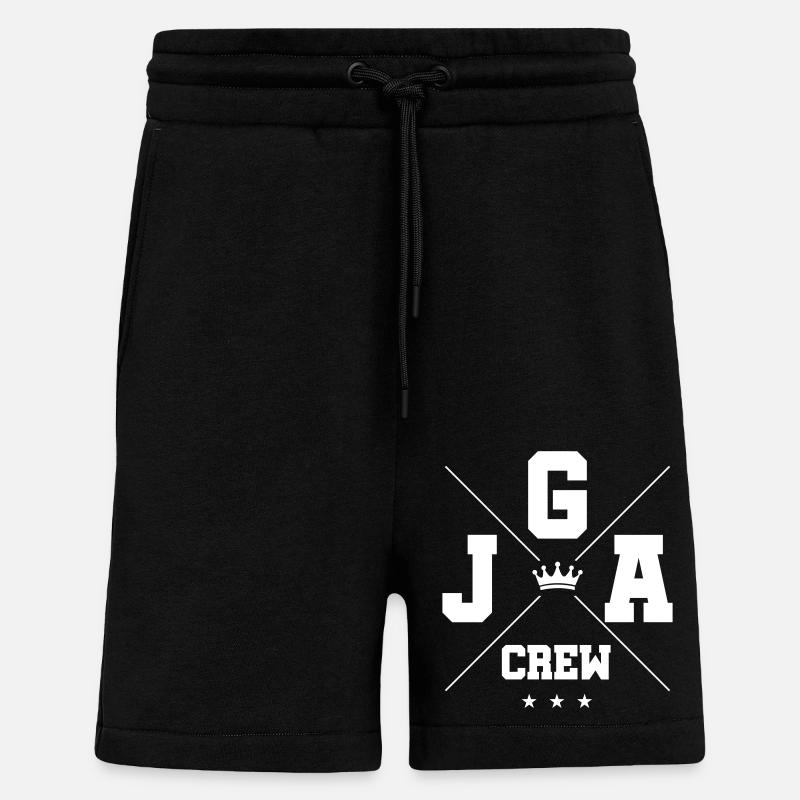 JGA Crew Junggesellenabschied - Shorts - made by SPREAD - SOLID BLACK