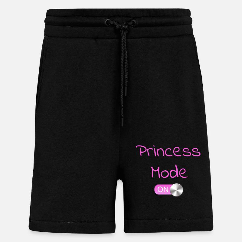 Princes Mode on Switch - Short bio décontracté fabriqué en UE - SOLID BLACK