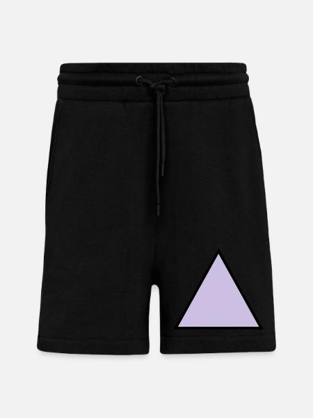 hipster triangle triangle shape - Shorts - made by SPREAD - SOLID BLACK