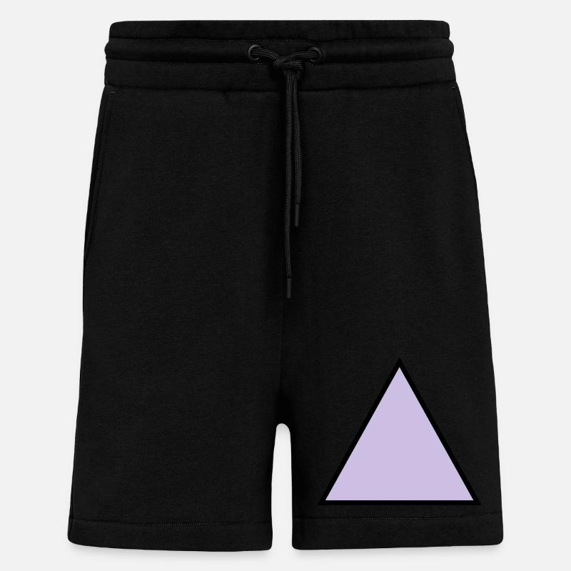 hipster triangle triangle shape - Shorts - made by SPREAD - SOLID BLACK