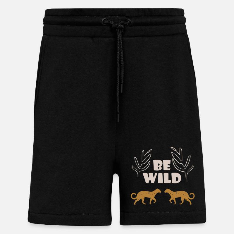 Sei wild - Shorts - made by SPREAD - SOLID BLACK