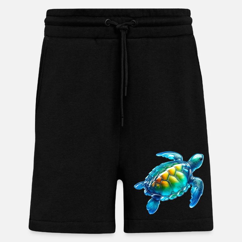 Turtle - Shorts - made by SPREAD - SOLID BLACK