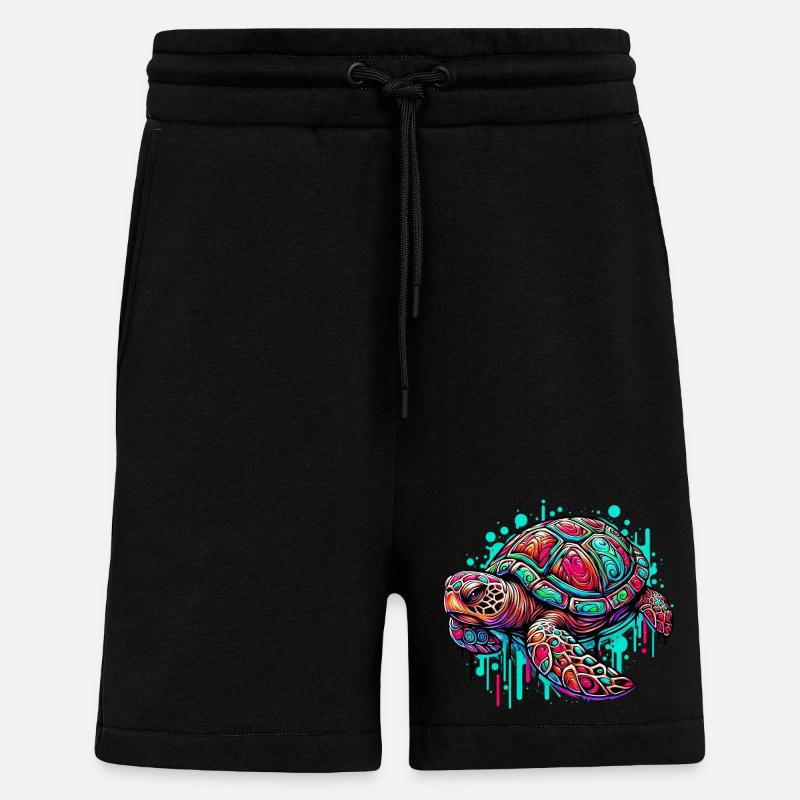 Turtle - Shorts - made by SPREAD - SOLID BLACK