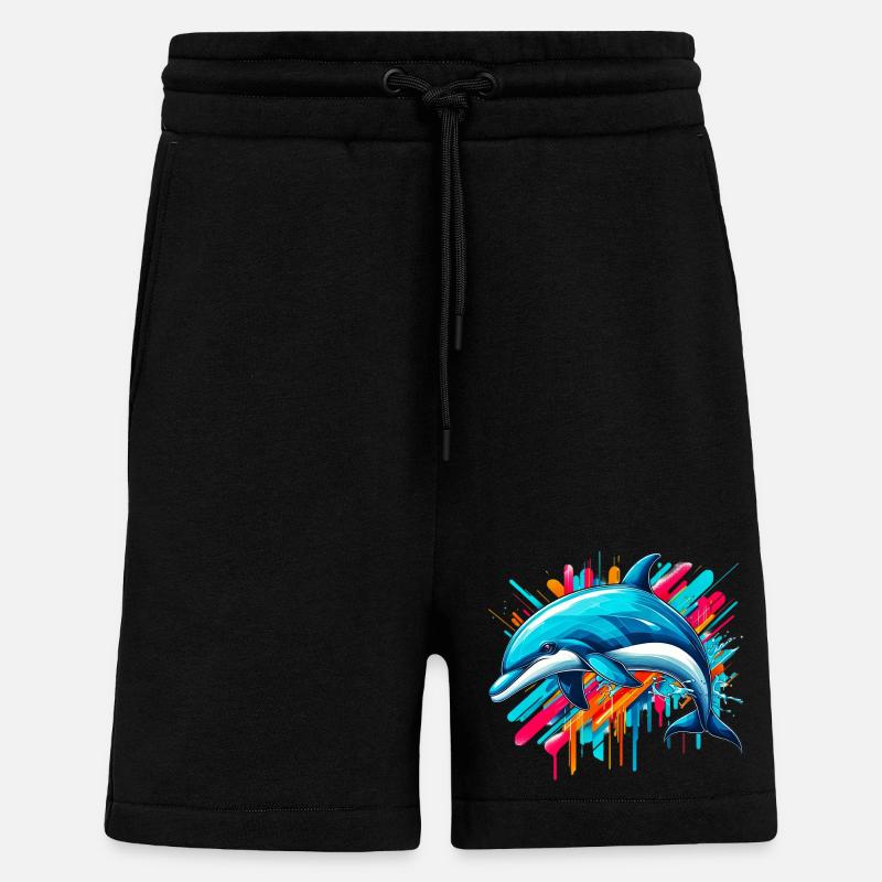 Delfin - Shorts - made by SPREAD - SOLID BLACK