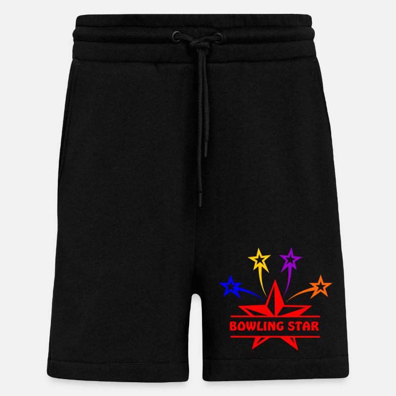Farbe des Bowlingsterns - Shorts - made by SPREAD - SOLID BLACK