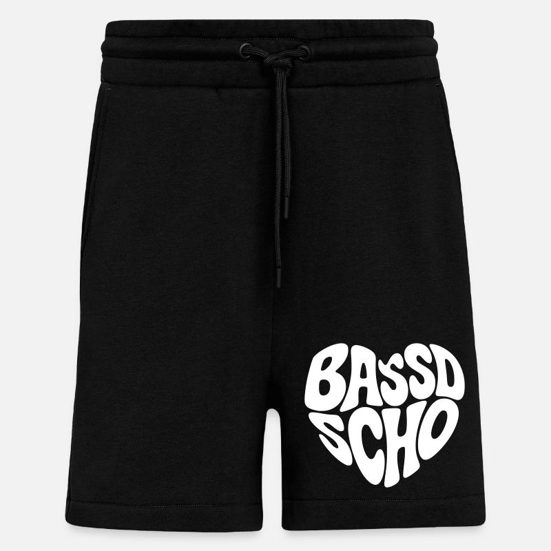 Bassd scho - Shorts - made by SPREAD - SOLID BLACK