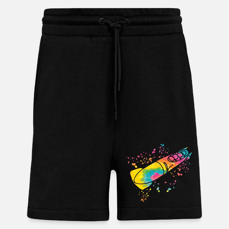 Bobsleigh Bobsleigh Four-man Bobsleigh - Shorts - made by SPREAD - SOLID BLACK