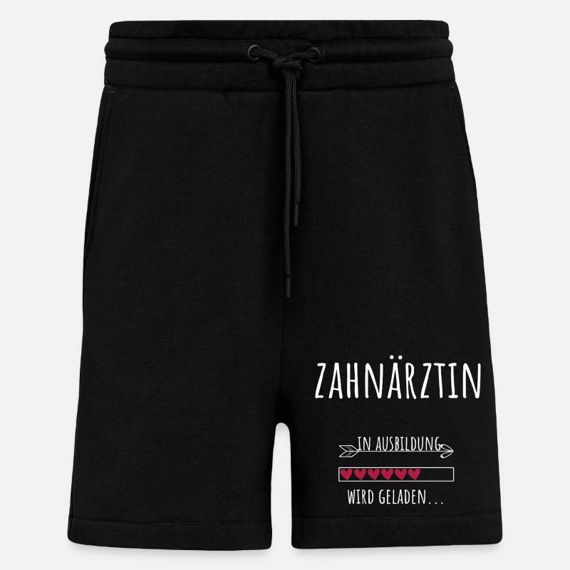 Zahnmedizin Studentin Beruf Ausbildung Zahnärztin - Shorts - made by SPREAD - SOLID BLACK