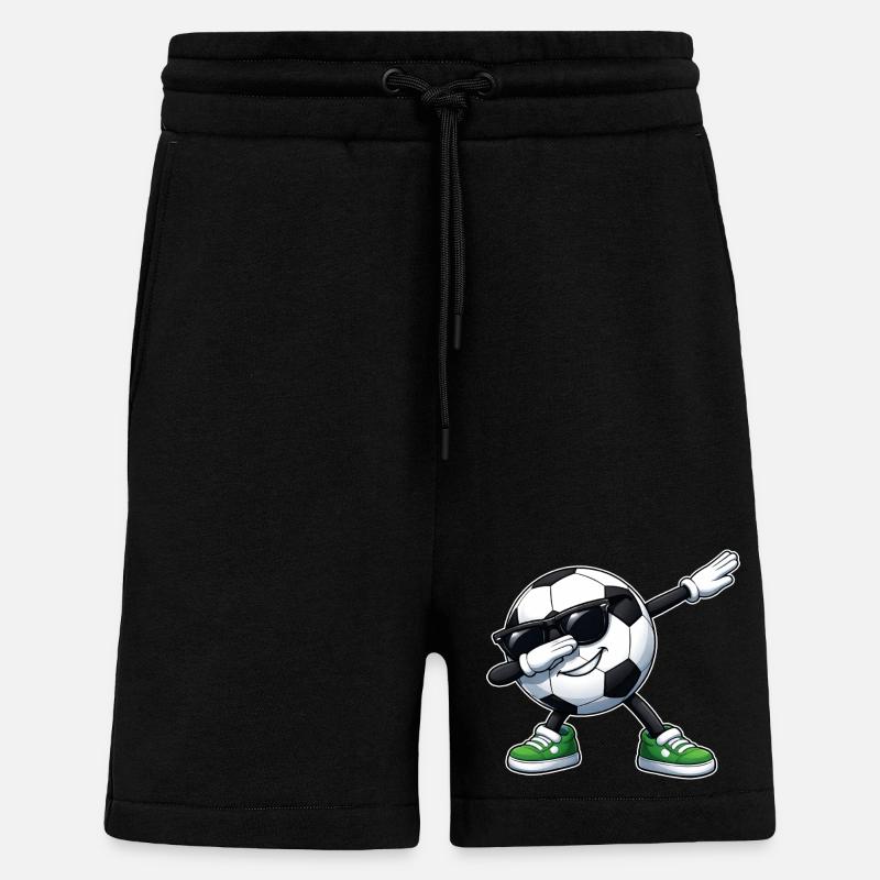 Dabbing Fußball - Shorts - made by SPREAD - SOLID BLACK