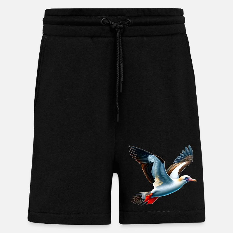 Cadeau des Nazca - Short bio décontracté fabriqué en UE - SOLID BLACK