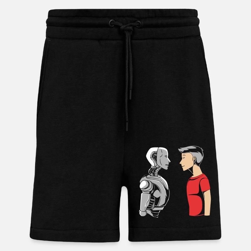 GPT Artificial Intelligence - Shorts - made by SPREAD - SOLID BLACK