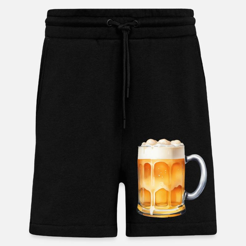 Maßkrug Bier - Shorts - made by SPREAD - SOLID BLACK