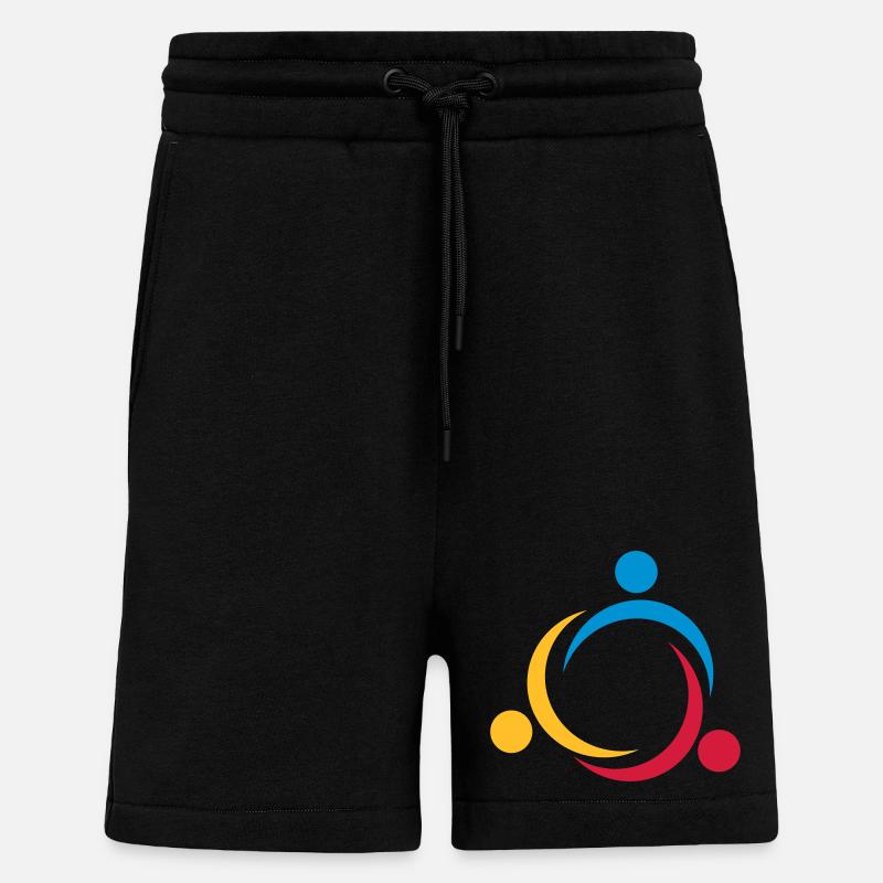 6061912 120363571 diversity2 - Short bio décontracté fabriqué en UE - SOLID BLACK