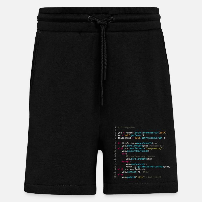 Sei mit Programmierern befreundet (in Python) - Shorts - made by SPREAD - SOLID BLACK