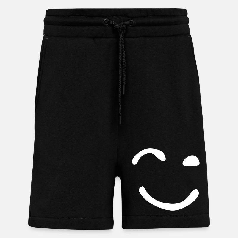 Das zwinkernde Gesicht - Shorts - made by SPREAD - SOLID BLACK