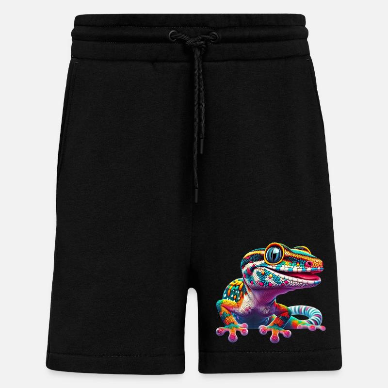 Gecko - Short bio décontracté fabriqué en UE - SOLID BLACK