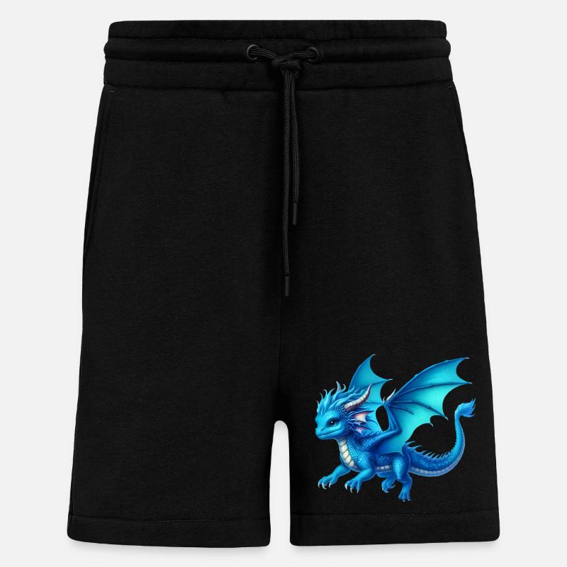 Dragon - Short bio décontracté fabriqué en UE - SOLID BLACK