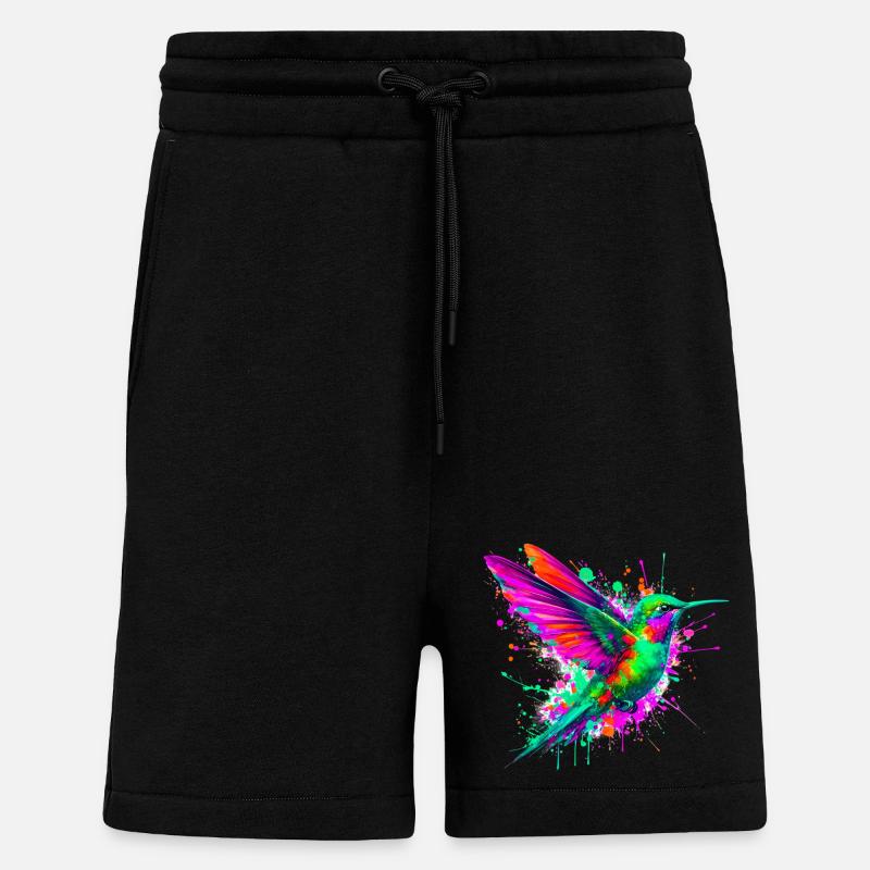 Colibri - Short bio décontracté fabriqué en UE - SOLID BLACK