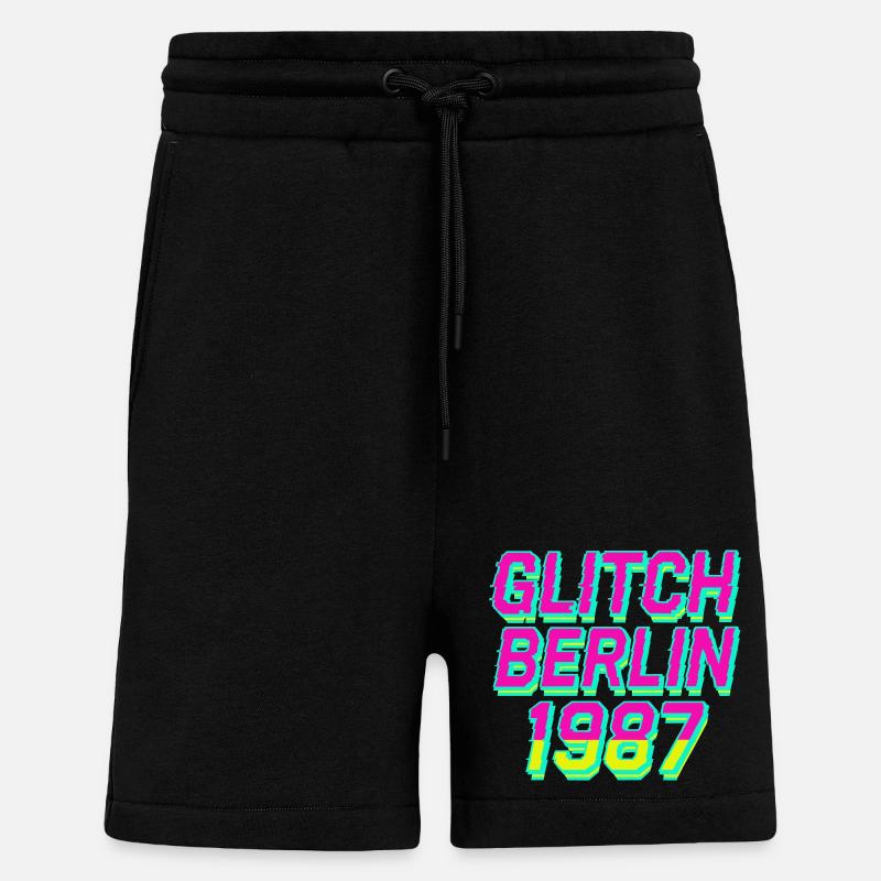 Glitch, Berlin 1987 - Shorts - made by SPREAD - SOLID BLACK