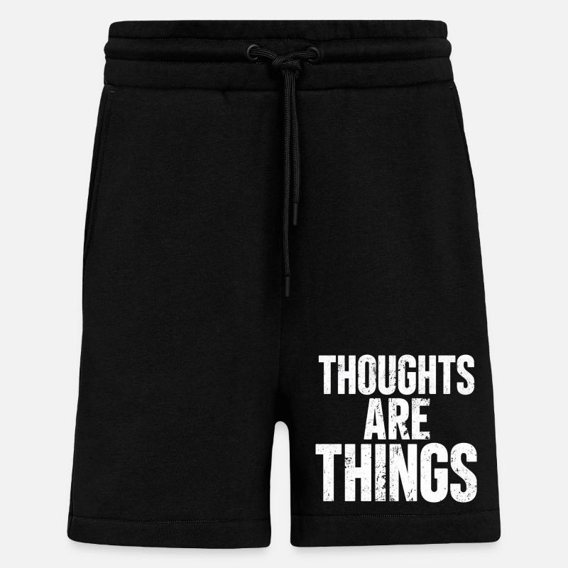Gedanken, die zu Dingen werden - Shorts - made by SPREAD - SOLID BLACK