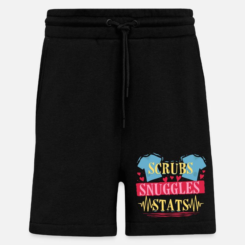 NICU Krankenschwester - Shorts - made by SPREAD - SOLID BLACK