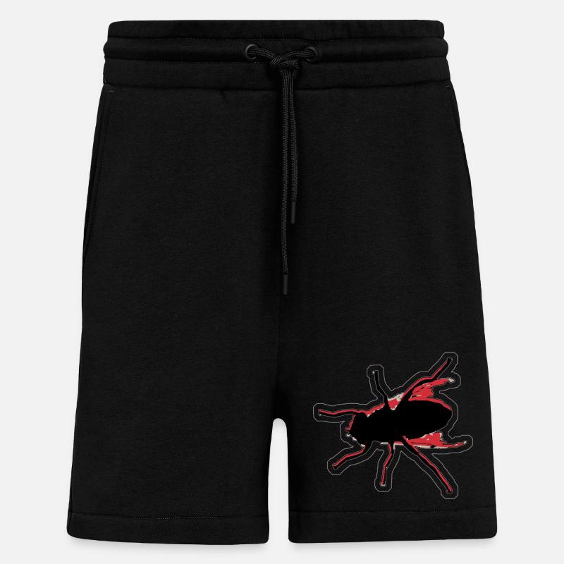 Pêche à la mouche n° 4 - Short bio décontracté fabriqué en UE - SOLID BLACK