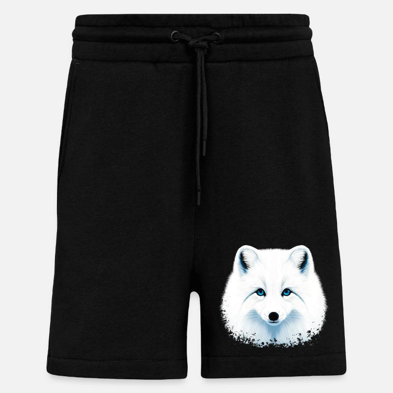Arctic fox - Shorts - made by SPREAD - SOLID BLACK