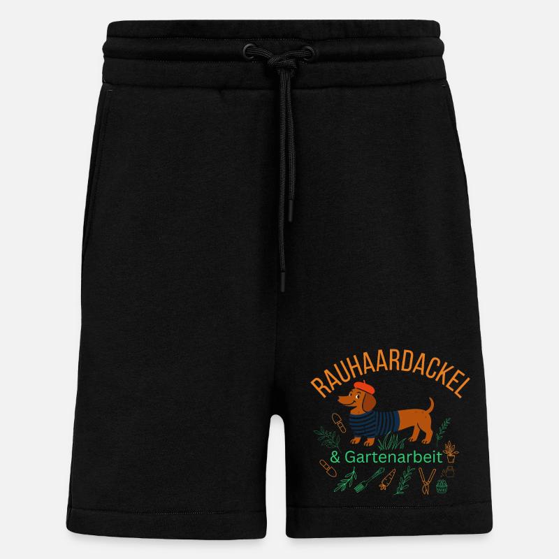 Gipfeli Tester aus Leidenschaft - Schweizer Frühst - Shorts - made by SPREAD - SOLID BLACK