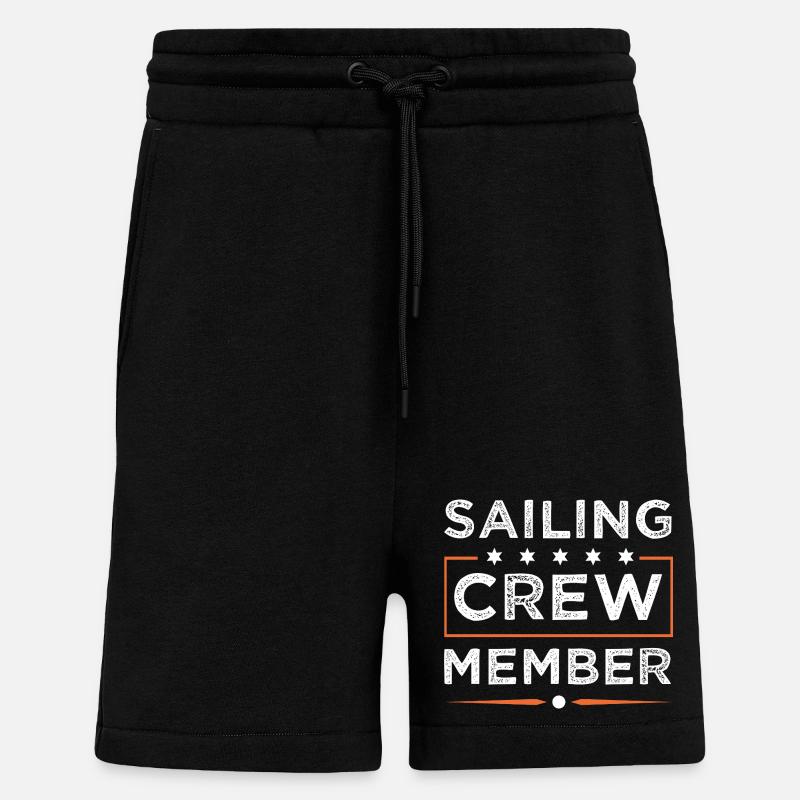 Sailing Crew - Shorts - made by SPREAD - SOLID BLACK