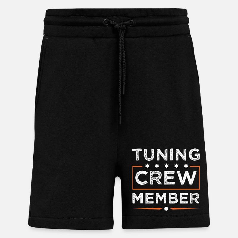 Équipe de réglage - Short bio décontracté fabriqué en UE - SOLID BLACK