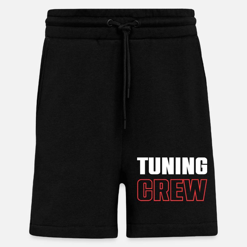 Équipe de réglage - Short bio décontracté fabriqué en UE - SOLID BLACK