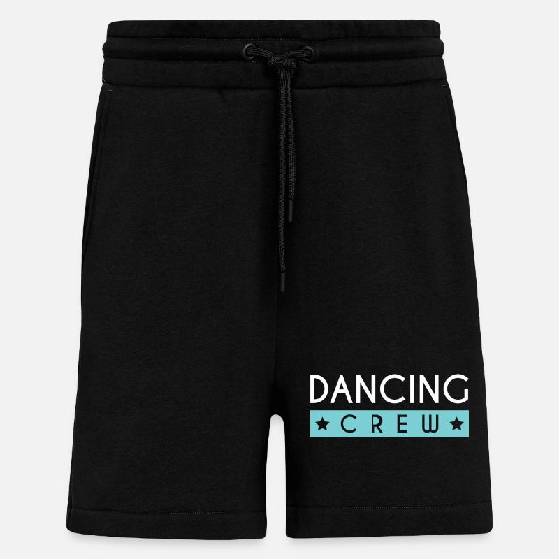 Équipe de danse - Short bio décontracté fabriqué en UE - SOLID BLACK