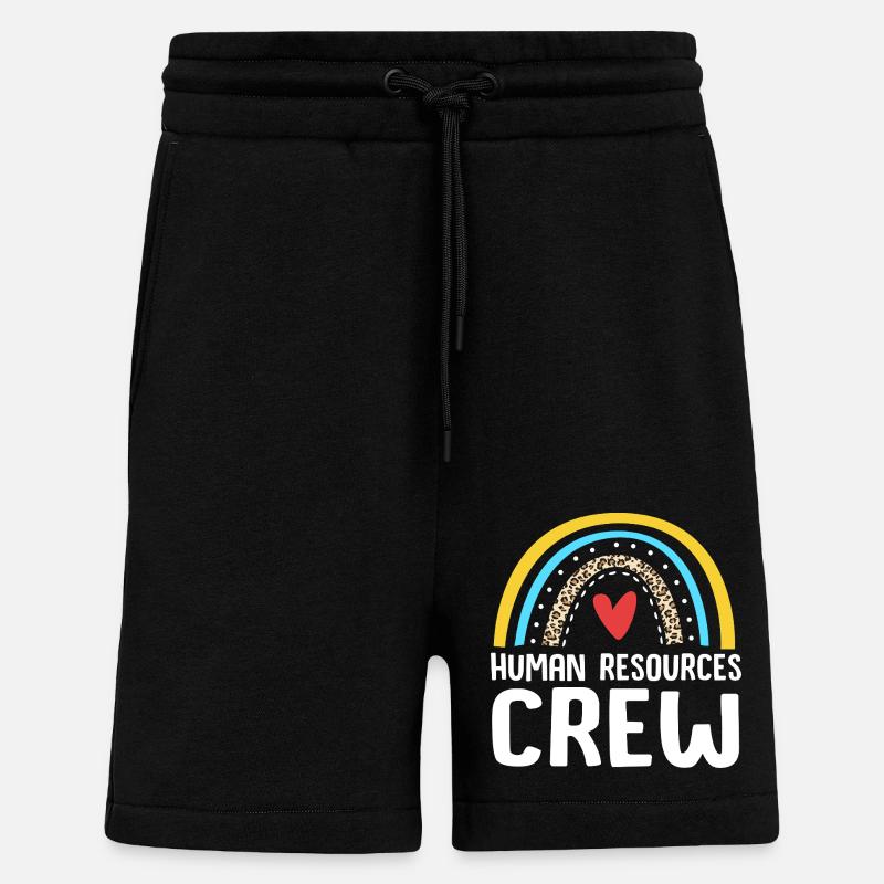 Responsable RH - Short bio décontracté fabriqué en UE - SOLID BLACK