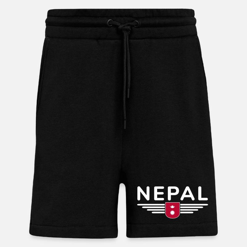 Nepal Design – Himalayan Adventure - Shorts - made by SPREAD - SOLID BLACK