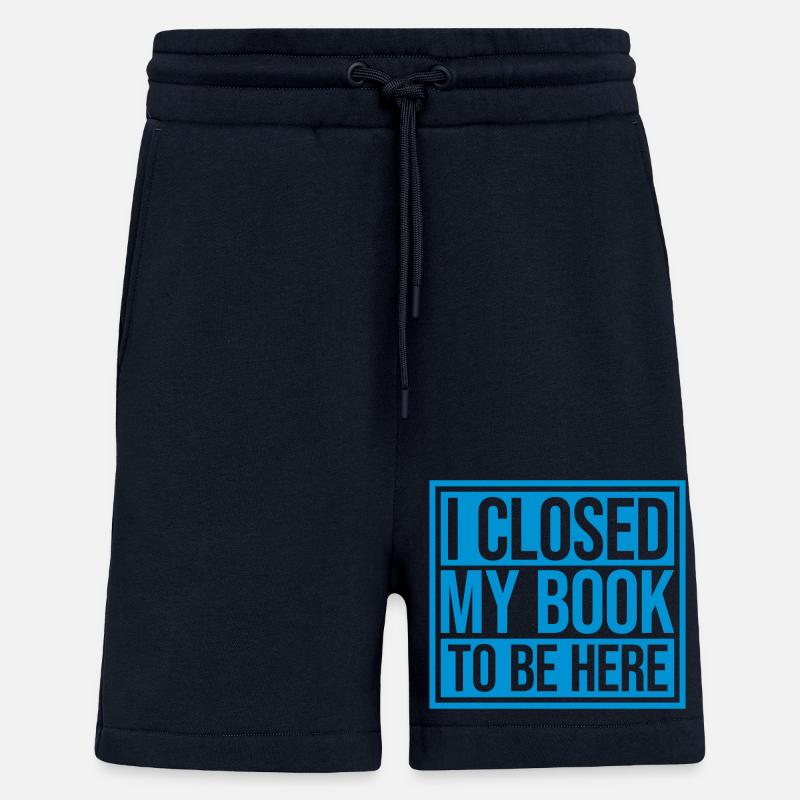 I closed my book - Shorts - made by SPREAD - DARK NAVY