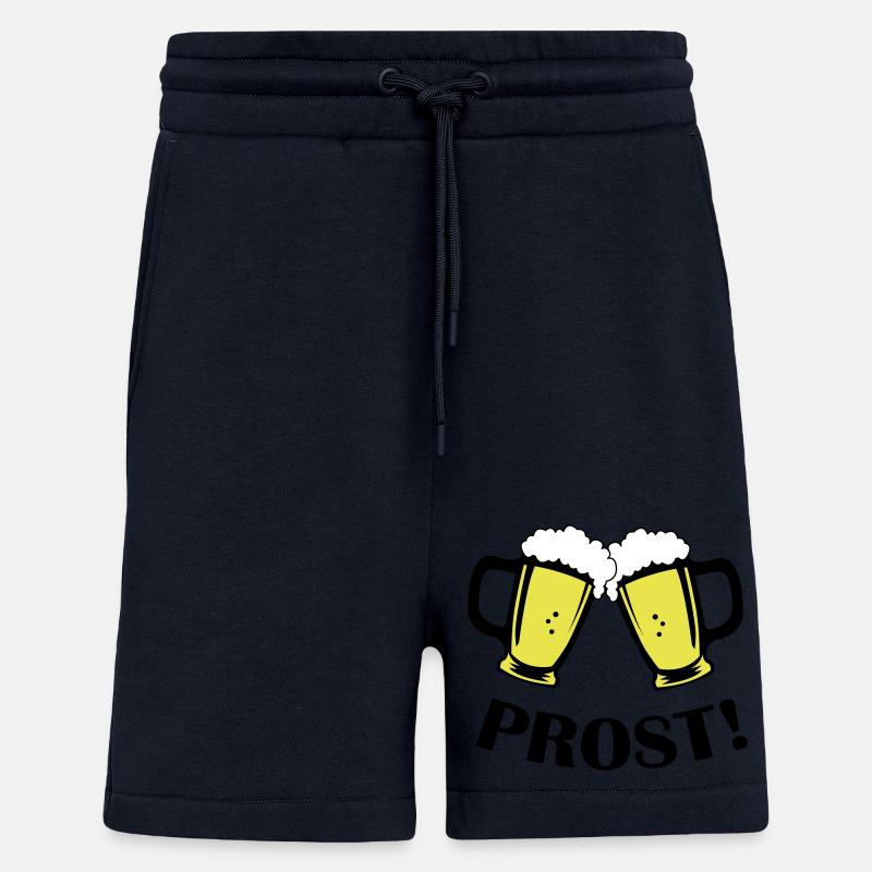 Santé de la bière - Short bio décontracté fabriqué en UE - DARK NAVY