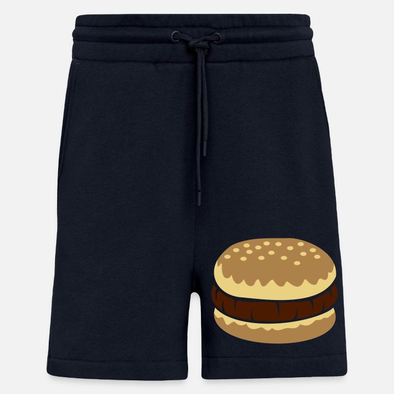 Favourite dish Cheeseburger Comic - Shorts - made by SPREAD - DARK NAVY