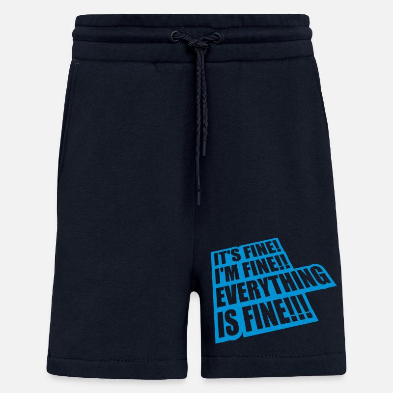 Tout va bien devis - Short bio décontracté fabriqué en UE - DARK NAVY