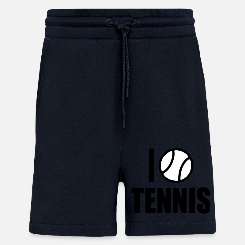 J’adore le tennis - Short bio décontracté fabriqué en UE - DARK NAVY