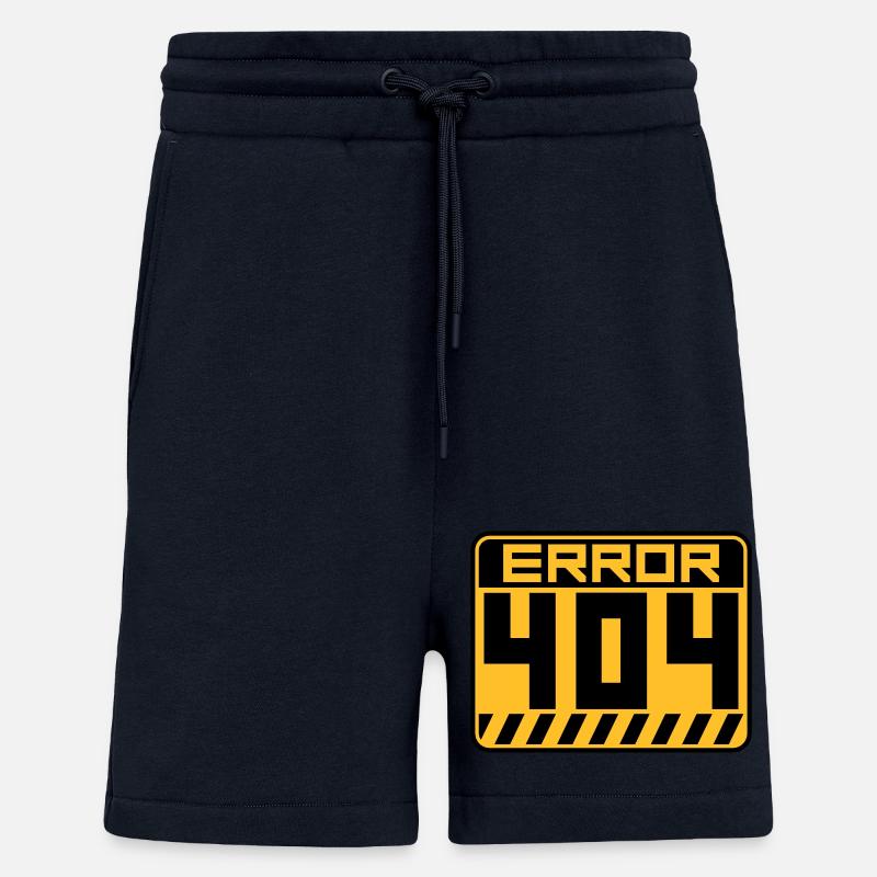 Error 404 Schild Warnung - Shorts - made by SPREAD - DARK NAVY