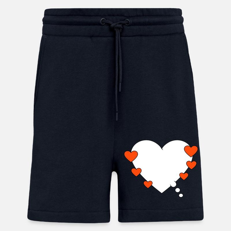 Denkblase mit Herz - Shorts - made by SPREAD - DARK NAVY