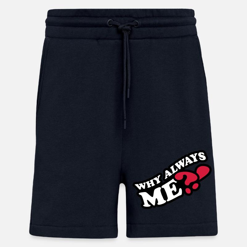 Why Always Me - Shorts - made by SPREAD - DARK NAVY