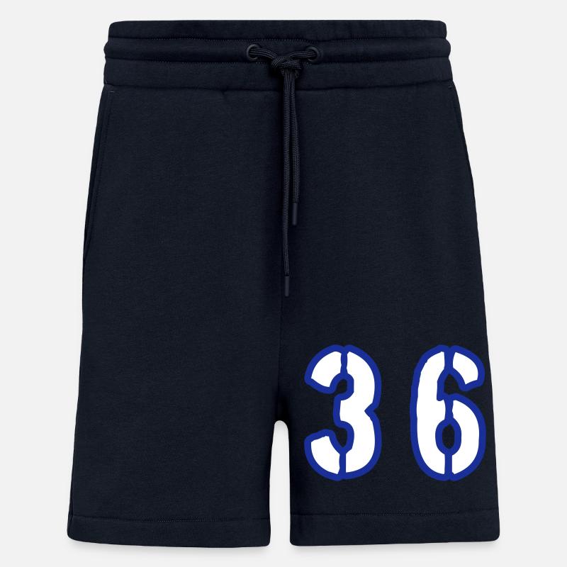 36 Zahl Symbol - Shorts - made by SPREAD - DARK NAVY
