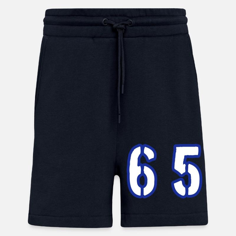65 Symbole numérique - Short bio décontracté fabriqué en UE - DARK NAVY