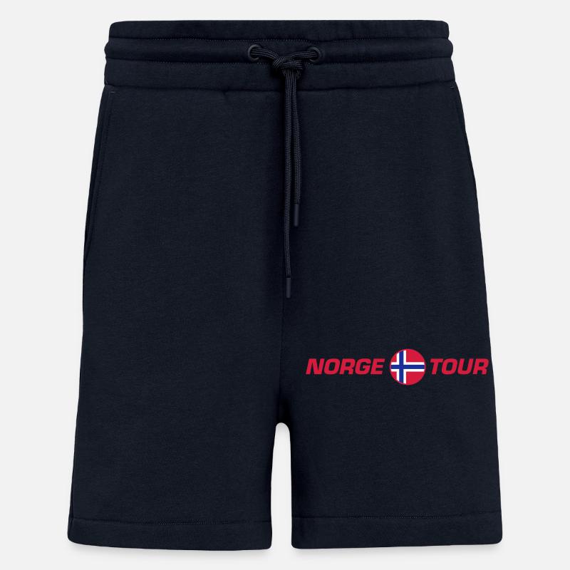 Circuit en Norvège - Short bio décontracté fabriqué en UE - DARK NAVY