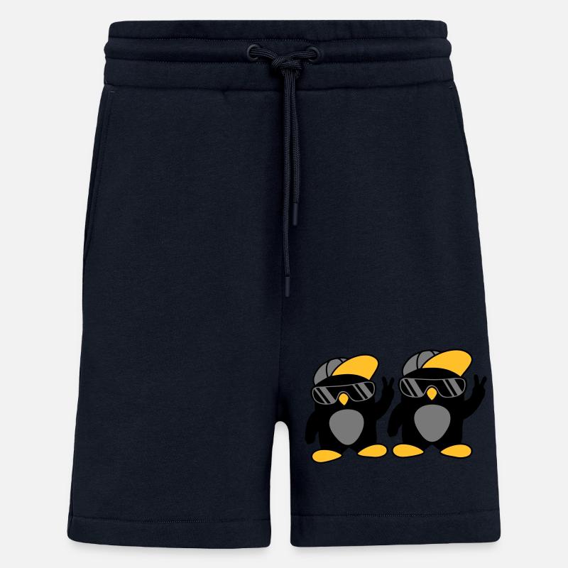 2 Freunde coole Pinguine - Shorts - made by SPREAD - DARK NAVY