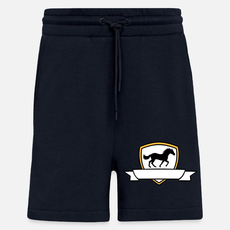Banner Pferd Wappen Schild - Shorts - made by SPREAD - DARK NAVY